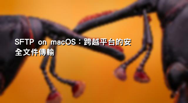 SFTP on macOS：跨越平台的安全文件傳輸