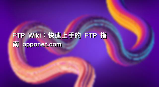 FTP Wiki：快速上手的 FTP 指南 opponet.com